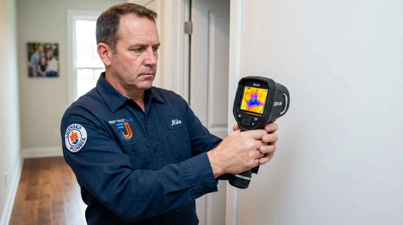 Thermal imaging leak detection by Johns Plumbing LLC in Jayuya